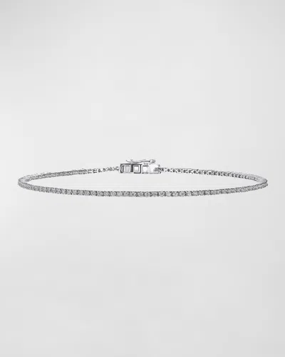 Lana Skinny Diamond Tennis Bracelet, 6"l In White