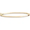 Lana Skinny Hollow Hinged Bangle In Yellow