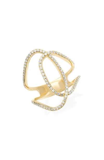 Lana Skinny Illuminating Diamond Pavé Ring