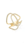Lana Skinny Illuminating Diamond Pavé Ring