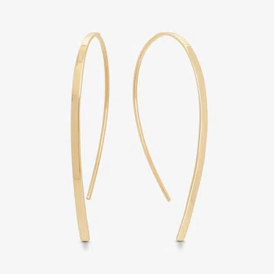 Lana Small Flat Hooked On Hoops 14k In Gold