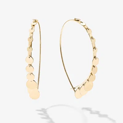 Lana Small Gypsy Disc Upside Down Hoops 14k In Yellow