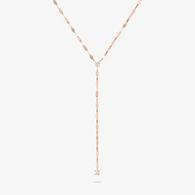 Lana Solo Diamond Blake Chain Lariat In Gold