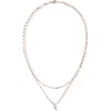 Lana Solo Diamond Double Strand Necklace
