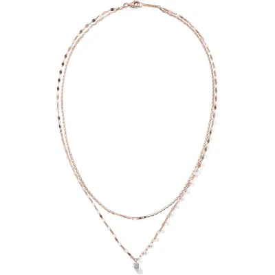 Lana Solo Diamond Double Strand Necklace