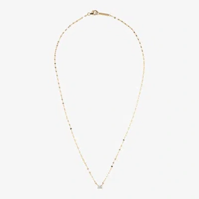 Lana Solo Emerald Diamond Pendant Necklace In In Gold