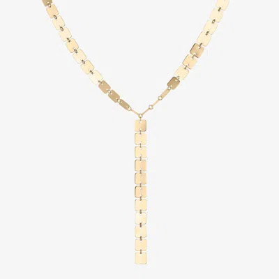 Lana Square Chain Lariat Necklace 14k In Gold