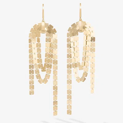 Lana Square Linear Cascade Earrings 14k In Gold