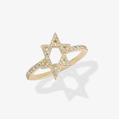 Lana Star Of David Diamond Ring 14k In Orange