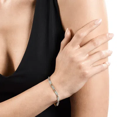 Lana Tag Diamond Bracelet 7 14k In Black