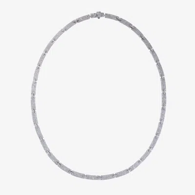 Lana Tag Diamond Necklace 14k In White