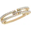 Lana Tag Link Moveable Diamond Ring In Gold