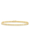 Lana Thin Flash Tile Bracelet In Yellow