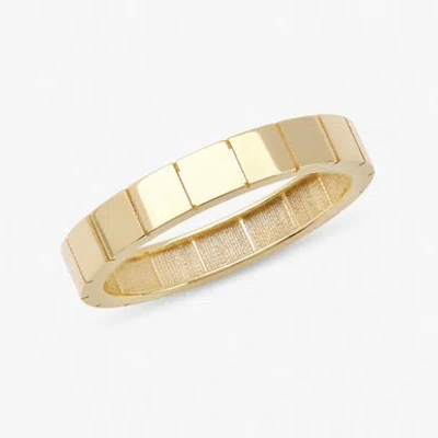 Lana Thin Flash Tile Ring In In Gold