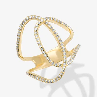 Lana Thin Illuminating Diamond Ring 14k In Purple