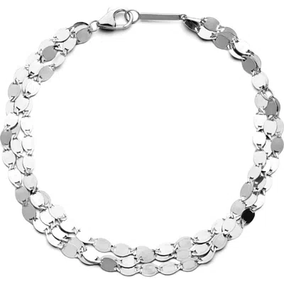 Lana Triple Nude Chain Bracelet In Metallic