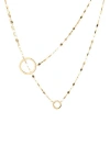 Lana Two To Tango Layered Pendant Necklace In Yellow Gold