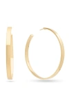 Lana Jewelry 14k Yellow Gold Polished Hoop Earrings In Gold