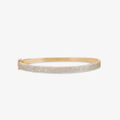 Lana Wide Vanity Diamond Bangle 14k In Gold
