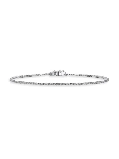 Lana Women's 14k Gold & 0.54 Tcw Diamond Skinny Tennis Bracelet In Metallic
