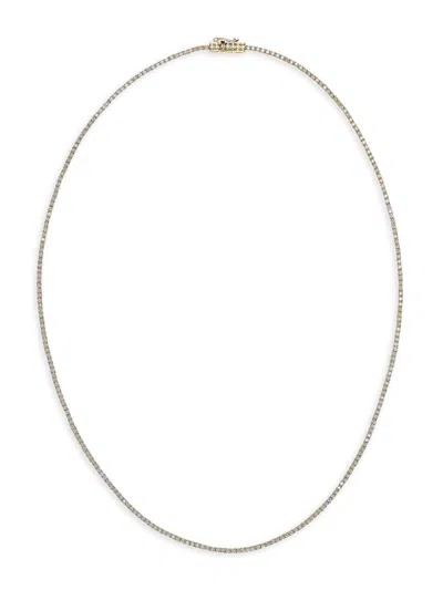 Lana Women's 14k Gold & 1.47 Tcw Diamond Skinny Tennis Necklace In Metallic
