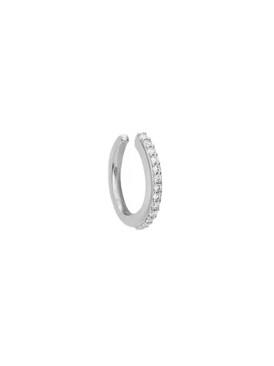 Lana Women's 14k White Gold & 0.10 Tcw Diamond Ear Cuff