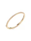 Lana 14k Gold Thin Flawless Diamond Stack Ring In Yellow Gold