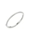 Lana Women's 14k Yellow Gold & 0.07 Tcw Diamond Stackable Band In White Gold