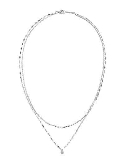 Lana Women's 14k Yellow Gold & 0.11 Tcw Diamond Double-strand Necklace In Silver