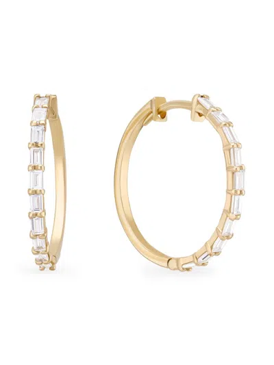 Lana Women's 14k Yellow Gold & 0.45 Tcw Diamond Hoop Earrings