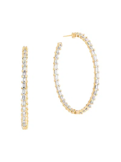 Lana Women's 14k Yellow Gold & 1.66 Tcw Diamond Hoop Earrings