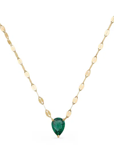 Lana Women's 14k Yellow Gold & Emerald Pendant Necklace