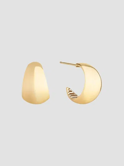 Lana Curved Protofusion Huggies In In Gold
