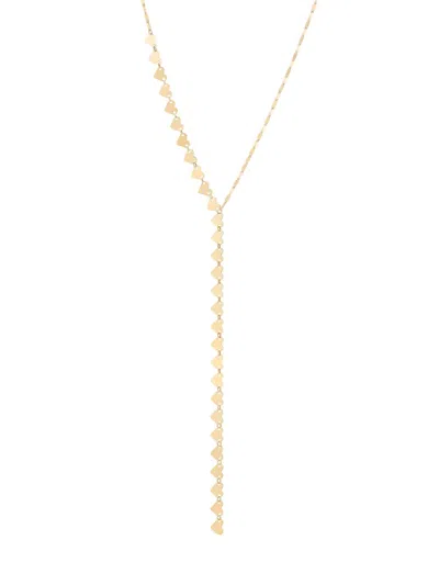 Lana Women's Blake 14k Yellow Gold Heart Lariat Necklace