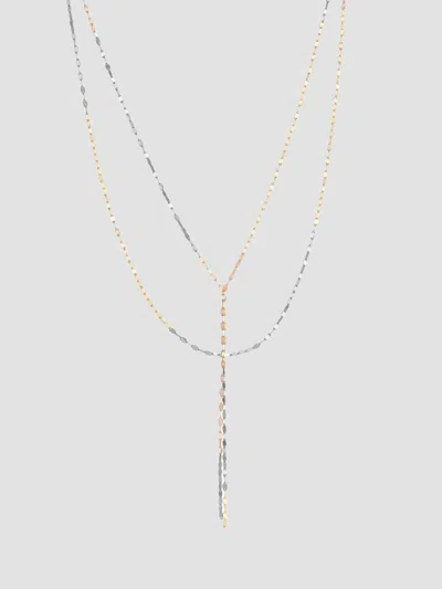 Lana Women's Blake Tri-tone 14k Gold Double-strand Lariat Chain Necklace In Multi