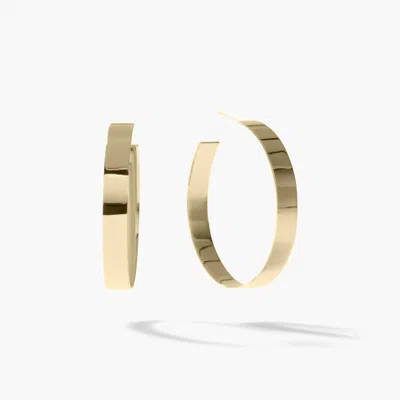 Lana Women's Flat Vanity Earrings In Yellow Gold