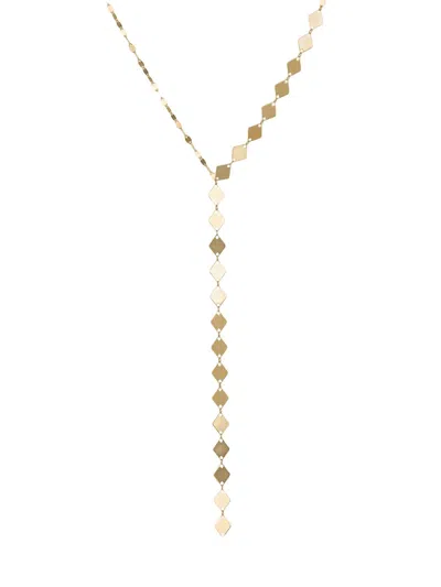 Lana Women's Laser Kite & Blake Chain 14k Yellow Gold Lariat Necklace In Purple