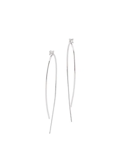 Lana Women's Mini 14k Yellow Gold & 0.03 Tcw Diamond Wire Hoops