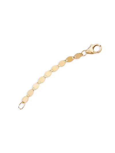 Lana Women's Petite Nude 14k White Gold Extender Disc Chain