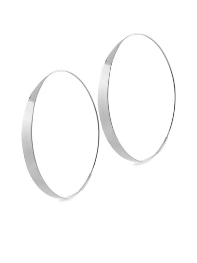 Lana Bond Xl Glam Magic Hoop Earrings In White Gold