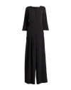 Lanacaprina Woman Jumpsuit Black Size 6 Polyester, Elastane In Black