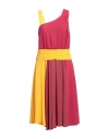 Lanacaprina Woman Midi Dress Fuchsia Size 4 Polyester In Pink