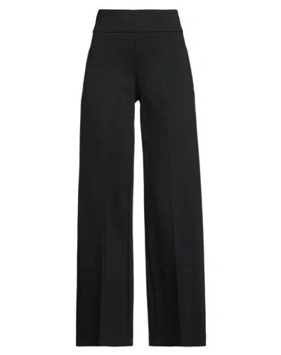 Lanacaprina Woman Pants Black Size 10 Viscose, Nylon, Elastic Fibres