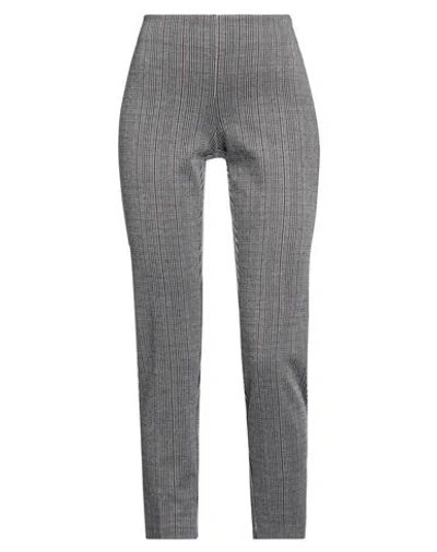 Lanacaprina Woman Pants Black Size 6 Rayon, Polyester, Elastane In Gray
