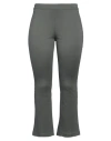 Lanacaprina Woman Pants Military Green Size 10 Viscose, Nylon, Elastane