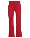 Lanacaprina Woman Pants Red Size 2 Viscose, Nylon, Elastane In Red