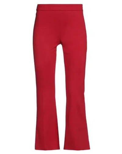 Lanacaprina Woman Pants Red Size 2 Viscose, Nylon, Elastane