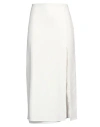 Lança Perfume Woman Midi Skirt Ivory Size M Polyester, Viscose, Elastane