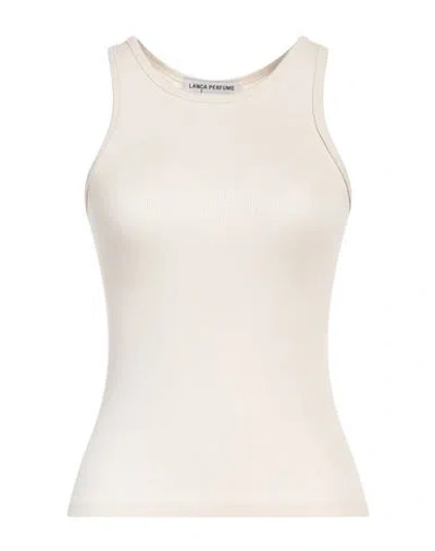 Lança Perfume Woman Tank Top Beige Size M Viscose, Elastane