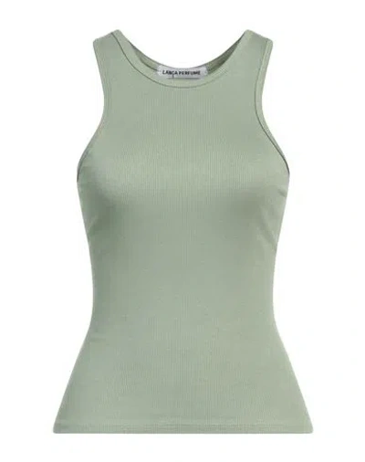 Lança Perfume Woman Tank Top Sage Green Size L Viscose, Elastane